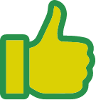 Hand icon in Thumbs Up position